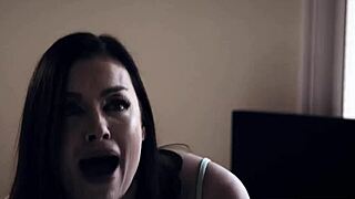 straighttaboo com trans dominatrix casey kisses pounds that milf hard