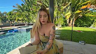 Best friend's girlfriend rosie rider rides me raw no condom creampie inside