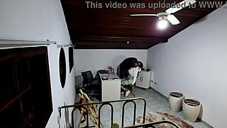 student heads to teacher's office for test but gets seduced into desk sex