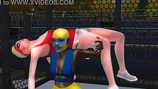 Masked bad bitches pounded in wild anal interracial bang compilation