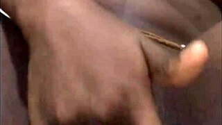Ebony Babe's Solo Masturbation Ignites Deep Emotional Pleasure Waves