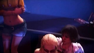 devil may cry lady's epic deepthroat blowbang compilation with monster cocks!