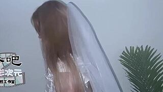 Wedding Eve Bareback Ride With Sexy Asian Bride?