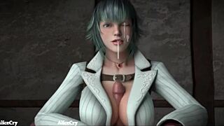 devil may cry lady's epic deepthroat blowbang compilation with monster cocks!
