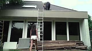 i cant beleive old man fucks 18+ teen so hard in sex game!!