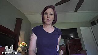 step-nephew stuffs step-aunt jane cane balls deep creampie pov 😍 homemade milf