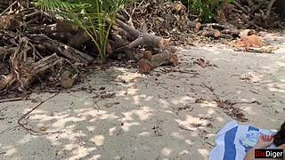 i can't believe we picked up this stepmom and stepdaughter on the beach flashing dick for cumshots