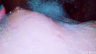 wanna grope this petite teen's small tits while she soaks in the bath??