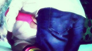 Sharon sucks stranger's cock and rims ass while hubby's at work, hidden cam catches her as whore