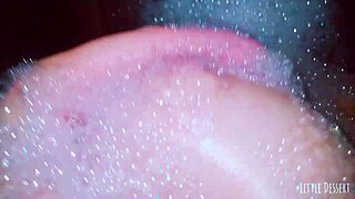 wanna grope this petite teen's small tits while she soaks in the bath??