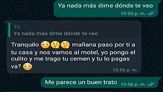 mi amiga en mini short se calienta tanto en whatsapp chat 🔥😏