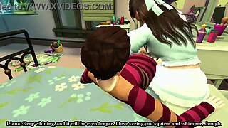 Pregnant College Girl Crammed with Cum in Sims 4 Roleplay Creampie