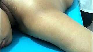 Slave whore's oiled buttocks groped hard