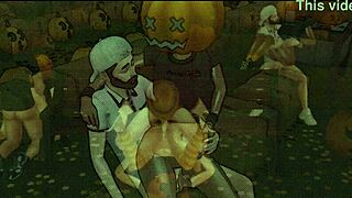 Masked bad bitches pounded in wild anal interracial bang compilation