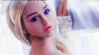 Blonde teen fuck doll with big tits orgasms hard on fantasy toys