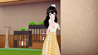 innocent schoolgirl uniform hides her wild rides cowgirl and missionary in 3d hentai heat