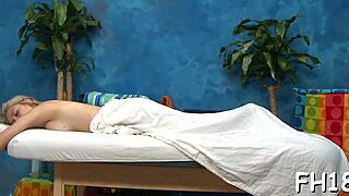 sensual massage builds to quivering orgasm