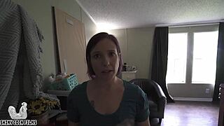 step-nephew stuffs step-aunt jane cane balls deep creampie pov 😍 homemade milf