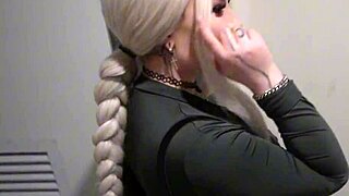 he hard fucked the stranger milf in elevator then neighbor in house public quickie sex