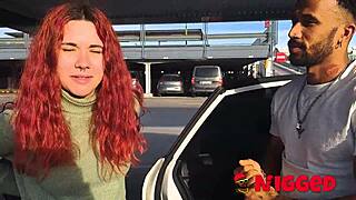 Lilly Brans Hits MADRID, Grabs BLACK COCK Quickie First!