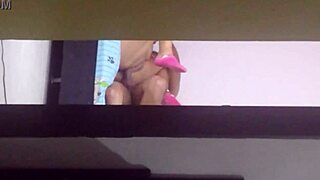 my cuckold buddy lends fat latina wife for rough outdoor creampie fuck then she kisses him with my cum dripping!