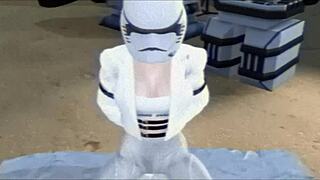 Masked bad bitches pounded in wild anal interracial bang compilation