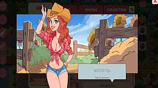 redhead mindy reaps forbidden booty on farm