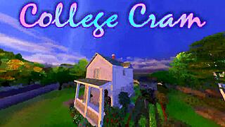 Pregnant College Girl Crammed with Cum in Sims 4 Roleplay Creampie