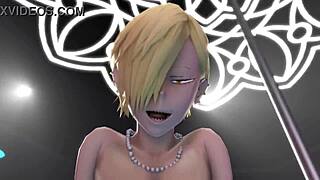 WOW! RYUKYU Y UWABAMI RESCUES WITH HOT CUMSHOT IN MOUTH!