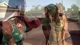 BIG BOOBED LESBOS Kiera King Melina Mason MASTURBATE Heels On Couch