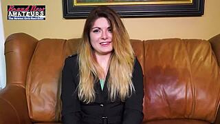 WOW! Cute Curvy Blonde Rachel Takes Wild Ass Pounding Doggystyle!