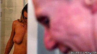 Busty blonde student molly mae services old men's cocks with tits and handjobs to earn her keep