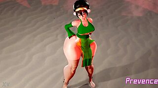Toph Twerks Her Cartoon Ass Wildly