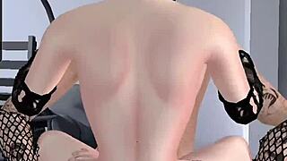 Femboy Moans Loudly During Intense Play