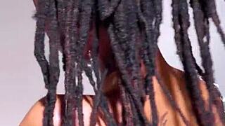 glamorous big ass black teen sabrea phenix posing looks amazin... wow