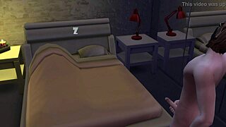 Roommate Slut Gets Anal Creampie in Steamy Sims 4 Dorm Parody Fuck Fest
