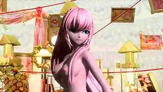 Megurine Luka Nude Mod Big Tits Ass Boobs