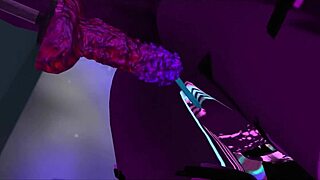 LITTLEVRSLUT SUCKS HUGE COCK RIDES DILDO MACHINE FURRY STYLE