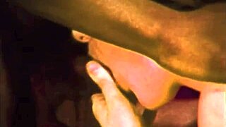 vintage british interracial threesome with hairy beaver action 