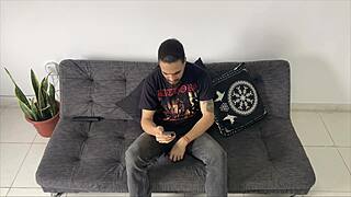 madrastra so curious she gives me pipe to taste my milk then dirty doggystyle!!