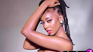 glamorous big ass black teen sabrea phenix posing looks amazin... wow