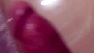 Delaomg Guides Petite 18+ Girl's Close-Up Monster Big Cock Lick Suck Blowjob Skills Demo