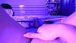 colombian cutie fingers shaved pussy in lingerie for teacher pass