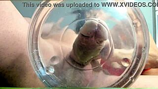 granny gilf squirts slowmo cumshot in water with muscular friend closeup