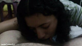 Jade blows husband hard for neighbor sex permission