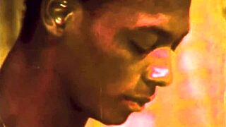 vintage british interracial threesome with hairy beaver action 