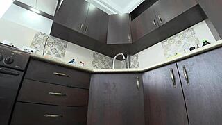 i catch my chubby wife on hidden cam doing upskirt foot fetish at home