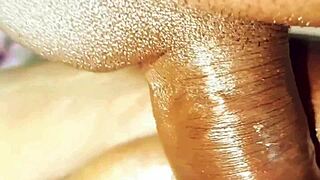 Chubby Indian bhabhi licked deepthroated then doggystyle rammed by devar big black cock