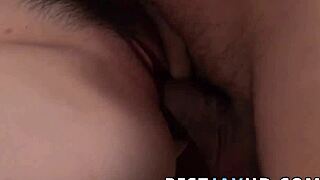 Horny Japanese hottie Kotone Kuroki gargles man sausage before hookup.