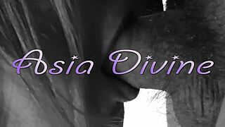 Who's next to anal creampie Asia Divine bent over?